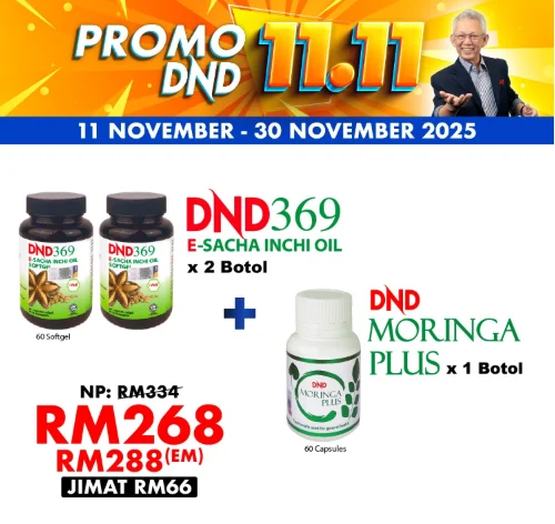 Imej produk 2 bottles DND369 E-SIO SOFTGEL + 1 bottle DND MORINGA PLUS