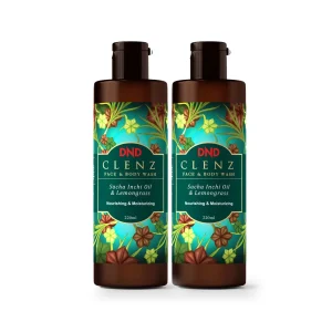 Imej produk DND CLENZ FACE & BODY WASH (220ML) X 2 BOTOL