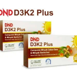 Imej produk DND D3K2 PLUS SACHET (3ML X 30) X 2 KOTAK