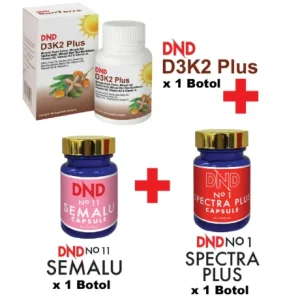 Imej produk DND HEALTHY LIVER PACKAGE (1 DND D3K2 PLUS + 1 DND SPECTRA PLUS + 1 DND SEMALU)