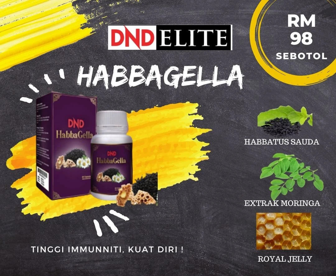 Poster penerangan produk Maklumat Produk DND