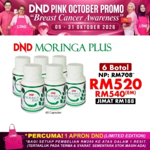 Imej produk DND MORINGA PLUS (60 VEGE CAPSULE) X 6 BOTOL