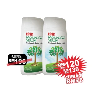 Imej produk DND MORINGGO SERUM (MORINGA + SACHA INCHI OIL) 100g X 2 BOTOL