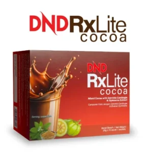 Imej produk DND RXLITE COCOA DRINK (25G X 15 SACHETS) X 1 KOTAK