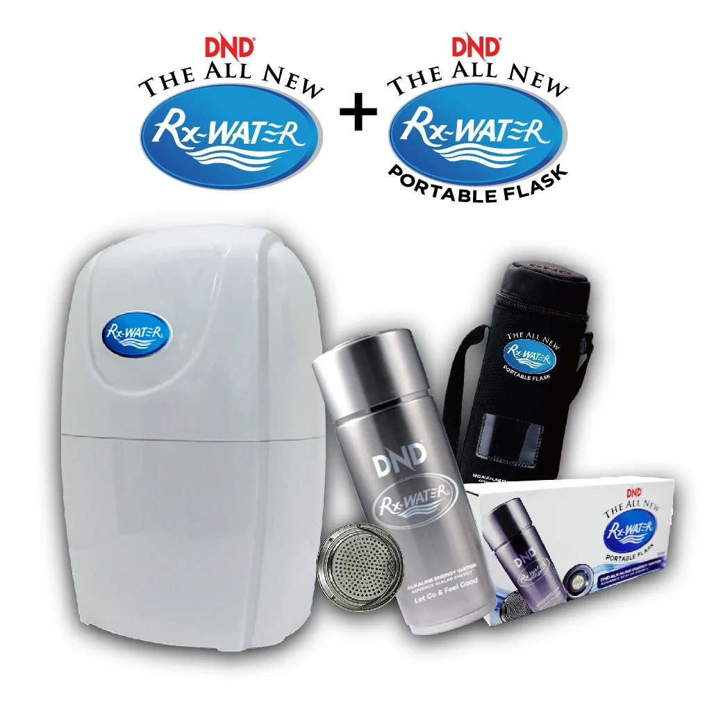 Imej produk DND RXWATER PORTABLE FLASK + THE ALL NEW RXWATER SYSTEM