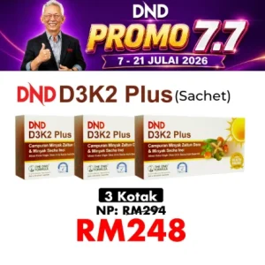 Imej produk DND SUNTERRA (3ML X 30 SACHETS) X 3 KOTAK