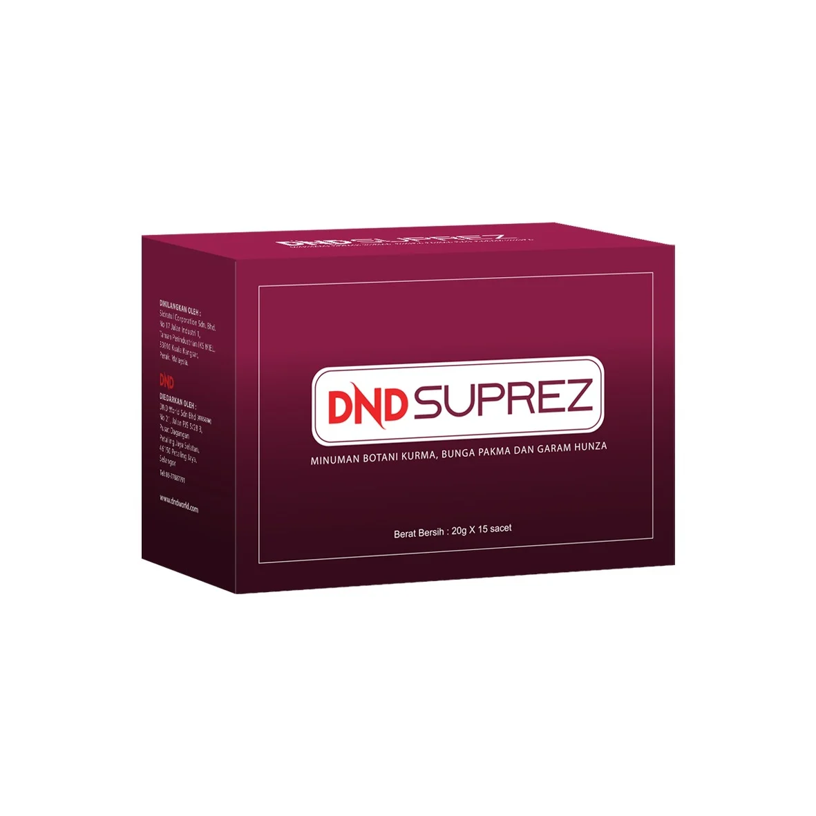 Imej produk DND SUPREZ (15 SACHET X 20G) X 1 KOTAK