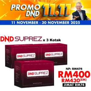 Imej produk DND SUPREZ (15 SACHET X 20G) X 3 KOTAK