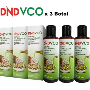 Imej produk DND VCO (MINYAK KELAPA DARA ORGANIK) 150ML X 3 BOTOL