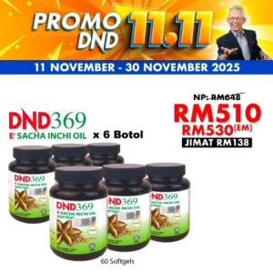 Imej produk DND369 E-SACHA INCHI OIL (+ VIT E) SOFTGEL X 6 BOTOL