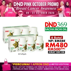 Imej produk DND369 SACHA INCHI (60 SOFTGEL) X 6 BOTOL
