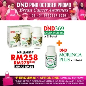 Imej produk DND369 SIO (60 SOFTGEL) X 2 BOTOL + DND MORINGA PLUS (60 CAP) X 1 BOTOL