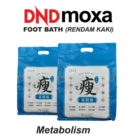 Imej produk DNDMOXA FOOT BATH (METABOLISM) (30 Sachet x 30g) – BIRU – 2 PAKET