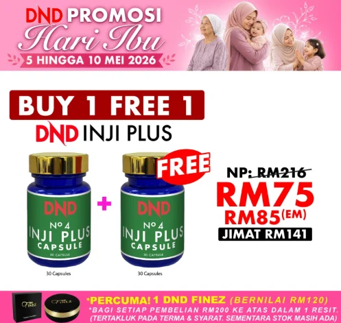 Imej produk INJI PLUS (30 CAP) (BELI 1 PERCUMA 1)
