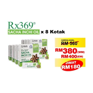 Imej produk RX369 SACHA INCHI OIL (5ML X 15 SACHET) X 8 KOTAK