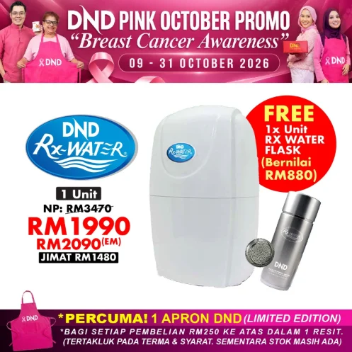 Imej produk THE ALL NEW RXWATER (DISKAUN 23%) + FREE 1 RXWATER FLASK (BERNILAI RM880)